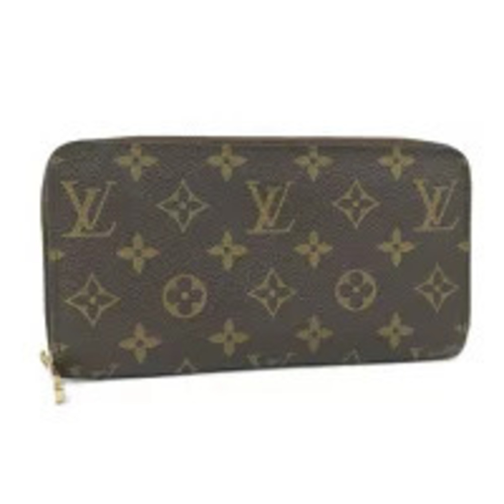 LOUIS VUITTON Round Zipper Long Wallet Zippy Monogram